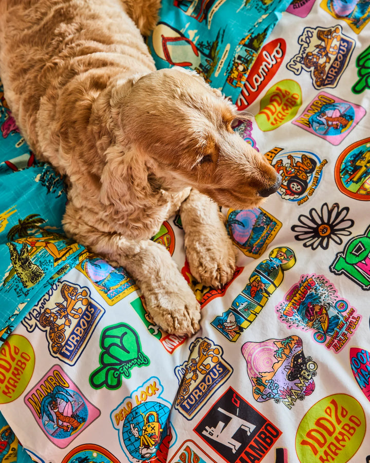 Kip & Co x Mambo Sticker Club Organic Cotton Quilt Cover