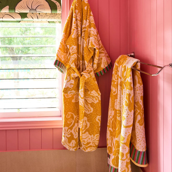 Kip & Co x Anna Spiro Elsternwig Fig Terry Bath Sheet