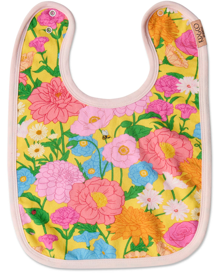 Kip & Co Follow The Sun Yellow Organic Cotton Bib