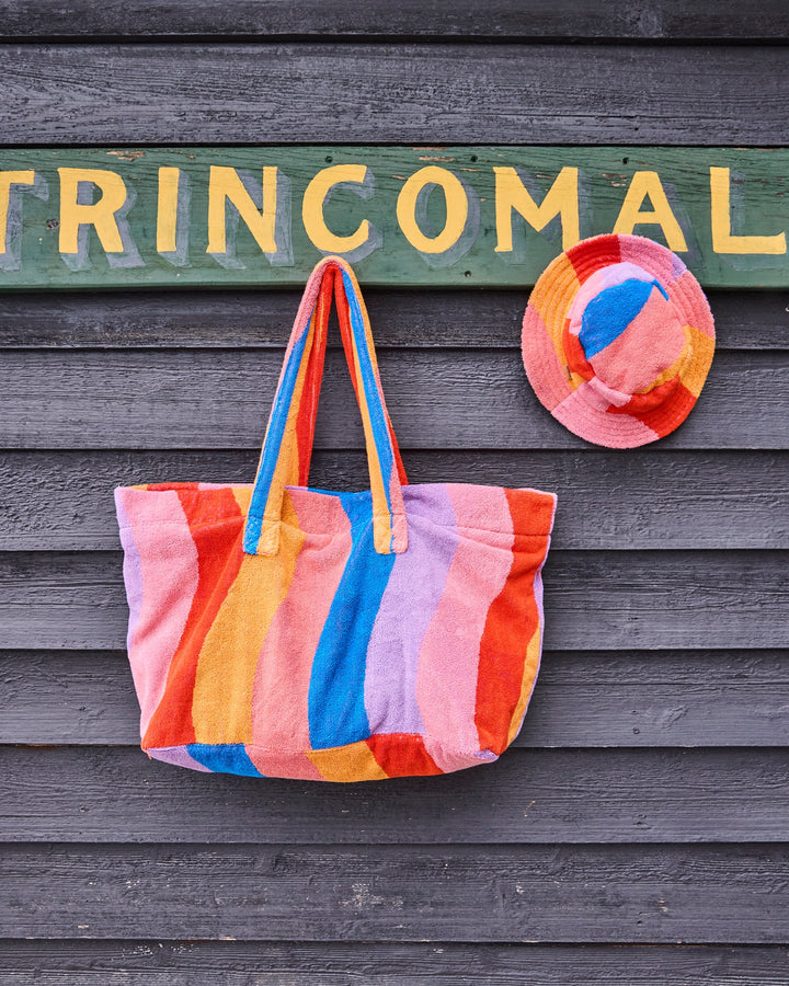 Kip & Co Surfs Up Terry Oversized Beach Bag