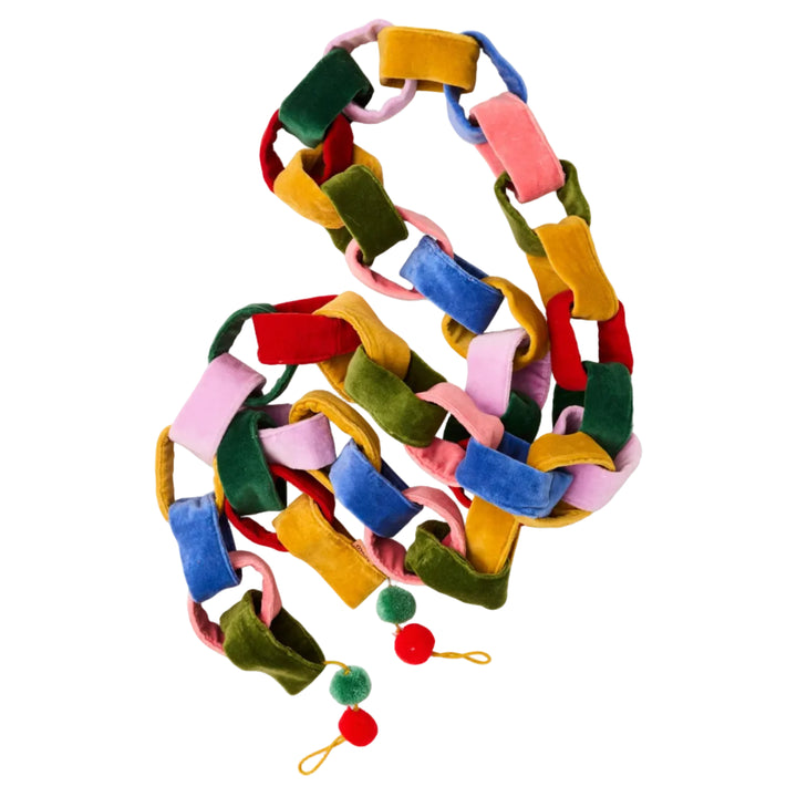 Kip & Co Festive Velvet Chain Garland