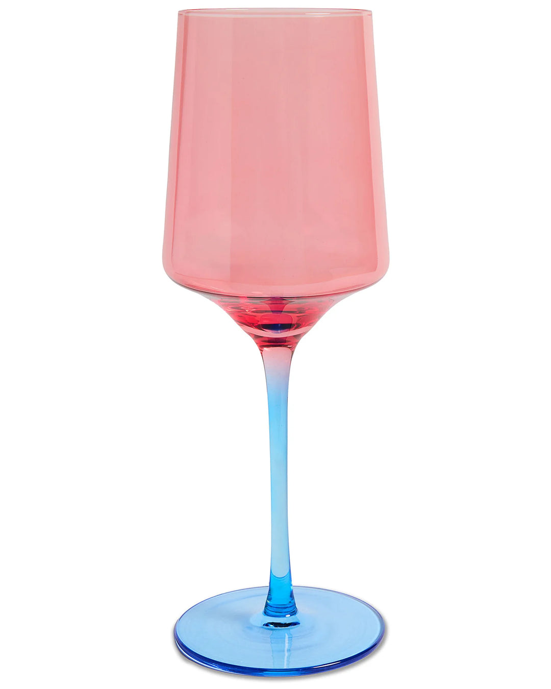 Kip & Co Blue Robin Vino Glass 2P Set - Glassware