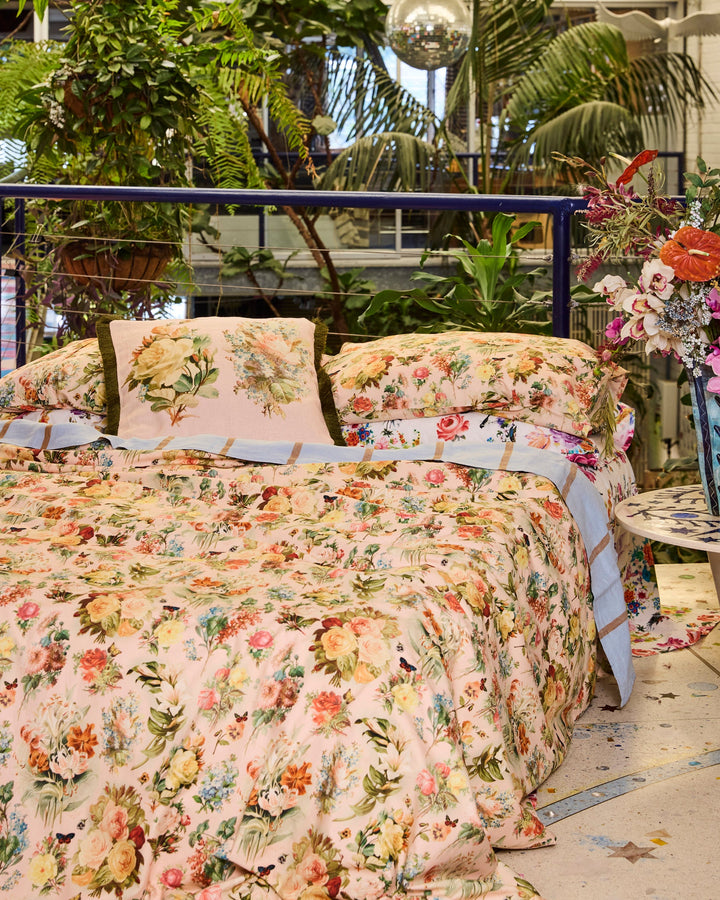 Kip & Co x Romance Was Born Secret Garden Organic Cotton Pillowcases