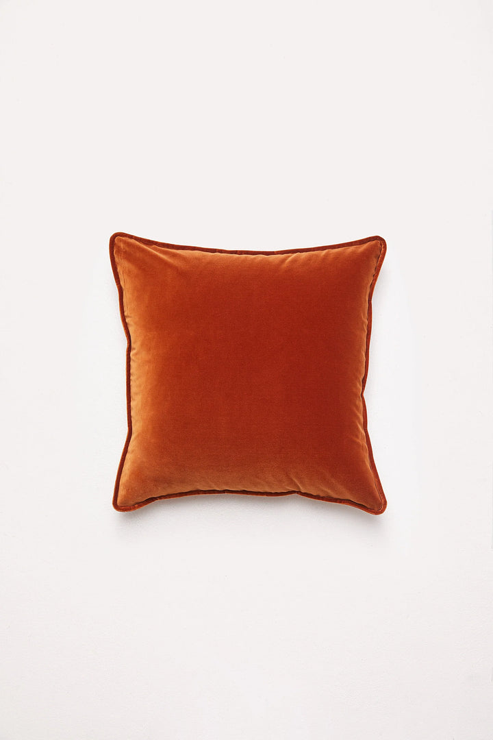 Hommey Velvet Cushion - Toffee
