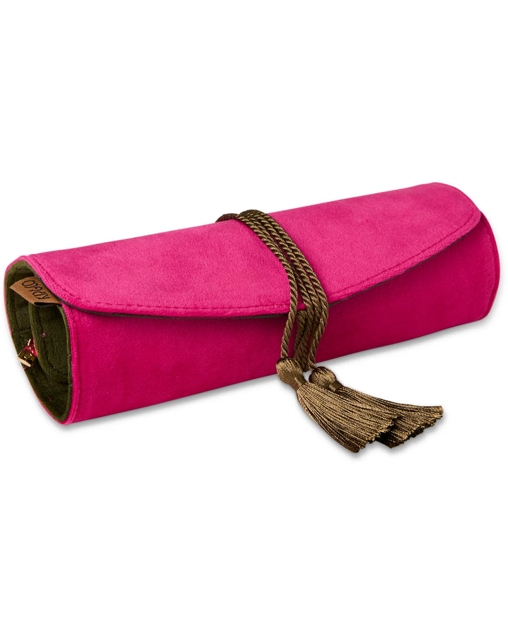 Kip & Co Prickly Pear Velvet Jewellery Roll