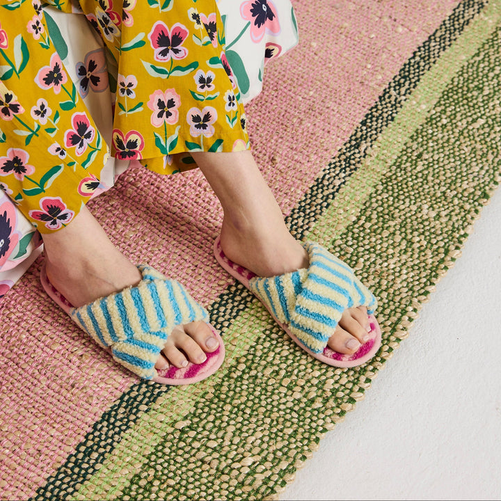 Kip & Co Cactus Stripe Jute Rug