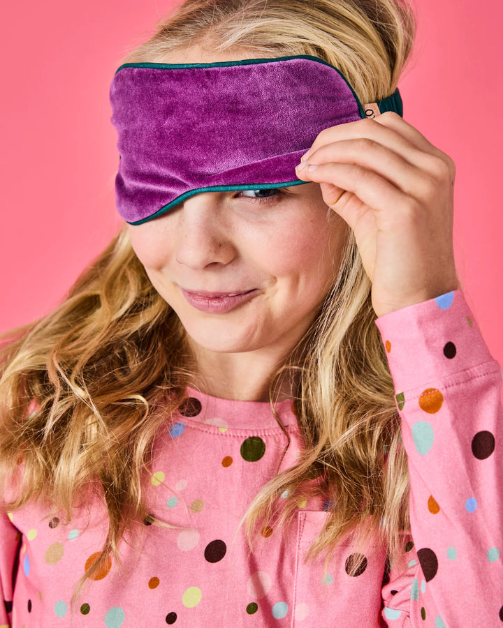 Kip & Co Wild Grape Velvet Eye Mask