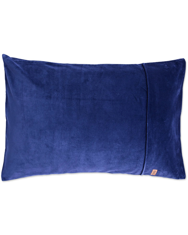Kip & Co Navy Velvet Pillowcases