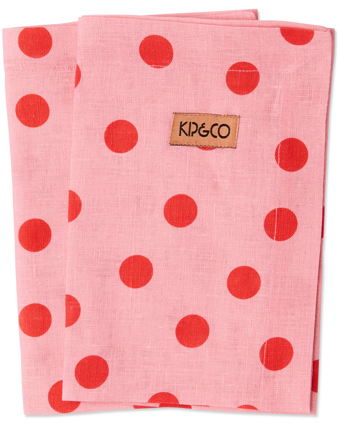 Kip & Co Polkadot Pink 4P Napkin Set