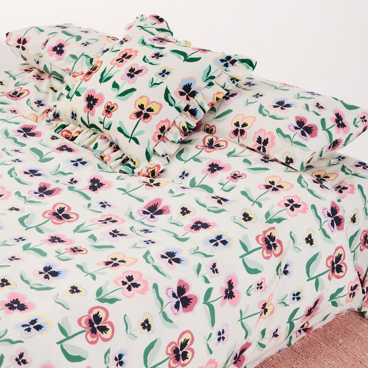 Kip & Co Pretty Pansy Organic Cotton Pillowcases