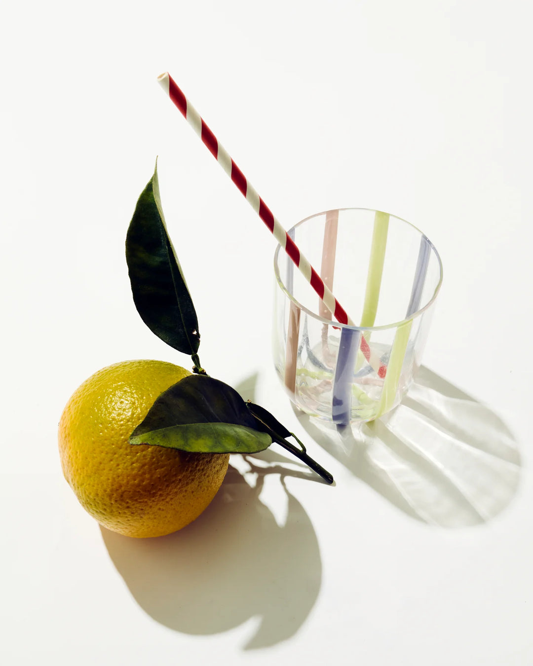 Kip & Co Neptune Stripe Tumbler Glass 2P Set