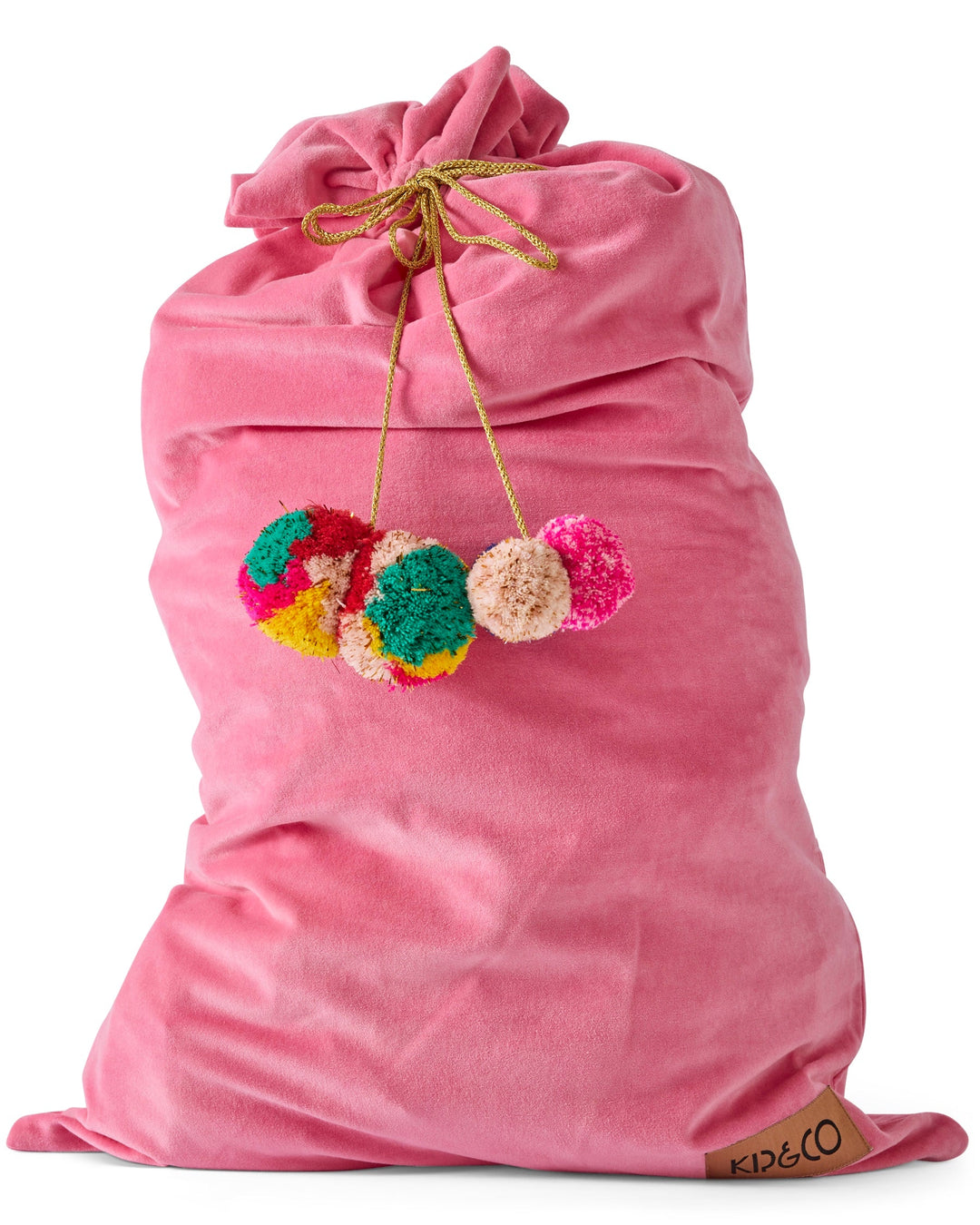 Kip & Co Pinky Velvet Santa Sack