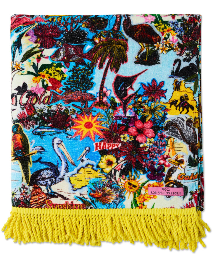 Kip & Co x Romance Was Born Ozzie Printed Terry Beach Towel