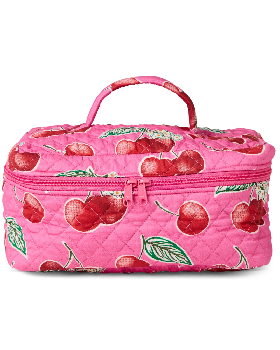 Kip & Co Cherry Blossom Quilted Cotton Toiletry Case - Toiletry Bags & Cases