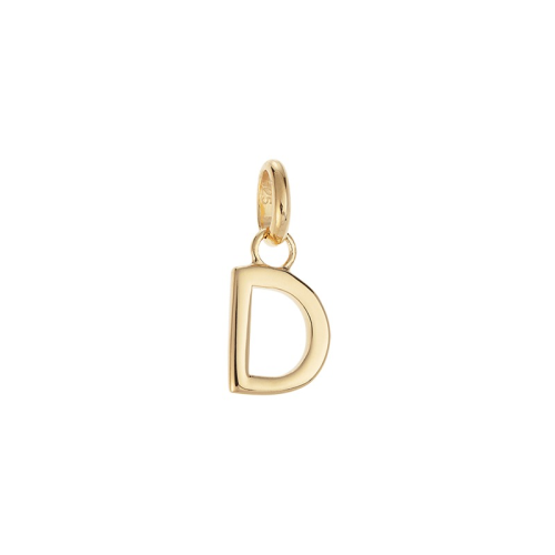 Kirstin Ash Initial Outline A-Z 18K Gold Vermeil