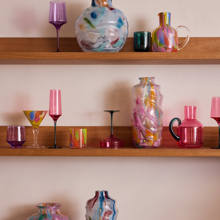 Kip & Co Swirl Portofino Round Vase