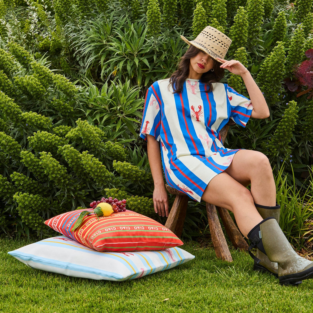 Kip & Co Ciao Stripe Outdoor Cushion