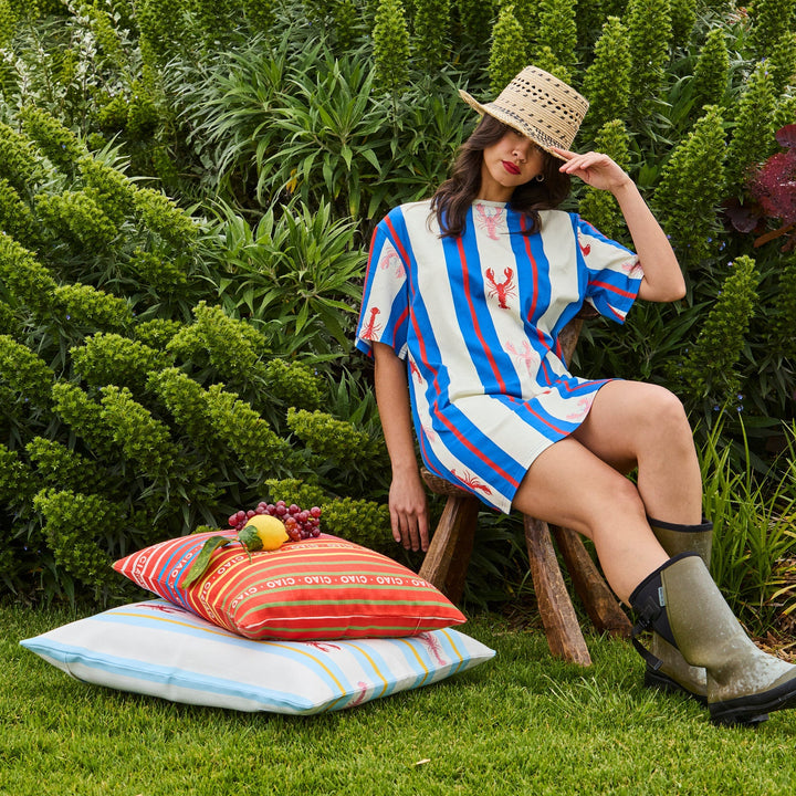 Kip & Co Ciao Stripe Outdoor Cushion