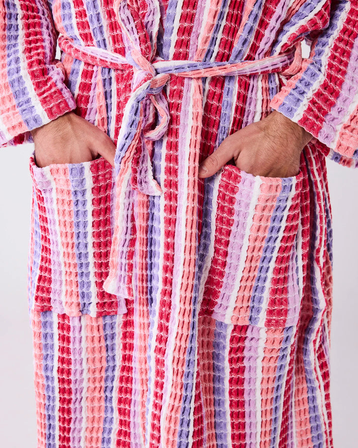 Kip & Co Sorbet Soiree Waffle Bath Robe