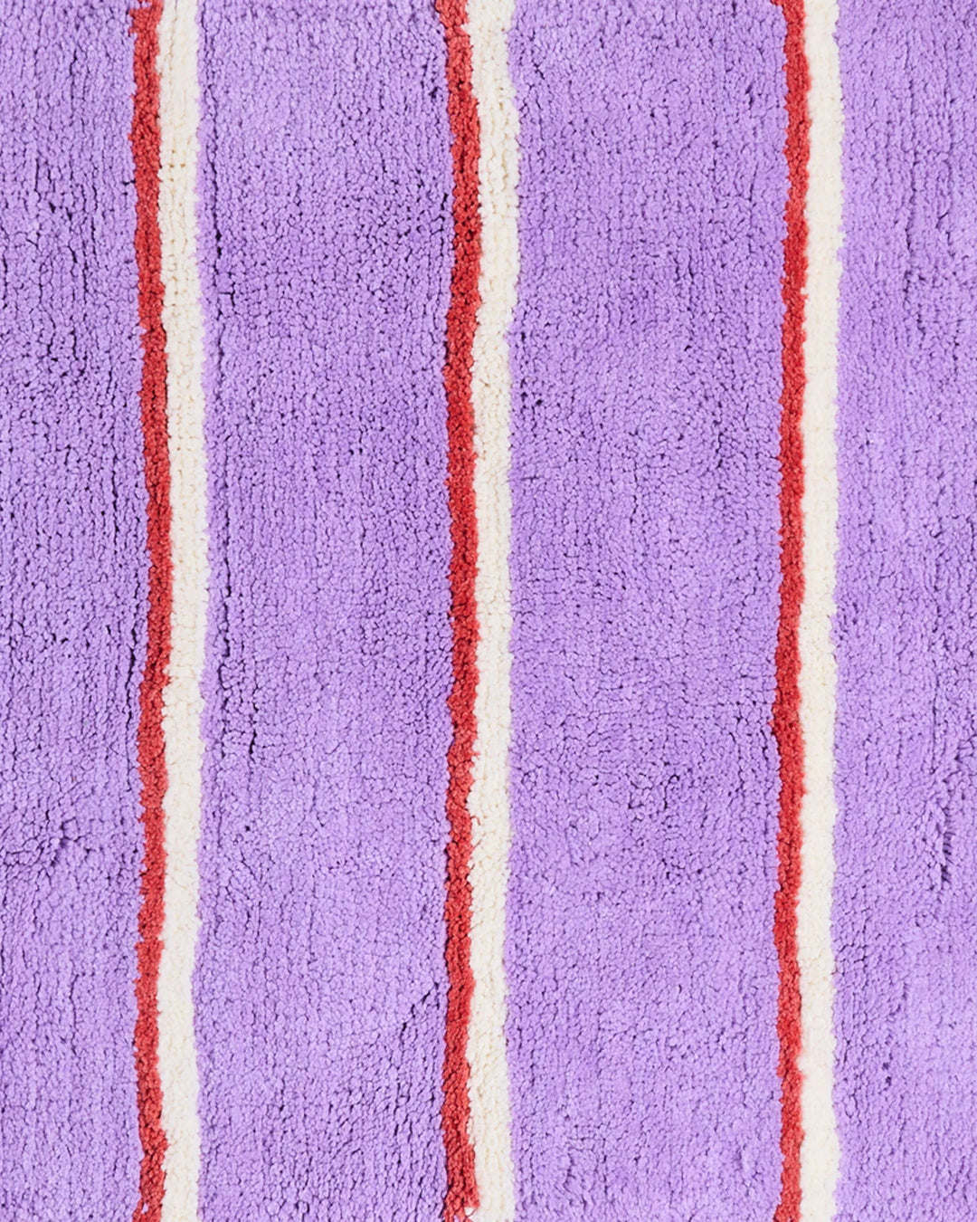 Kip & Co Lavender Field Stripe Bamboo Round Bath Mat