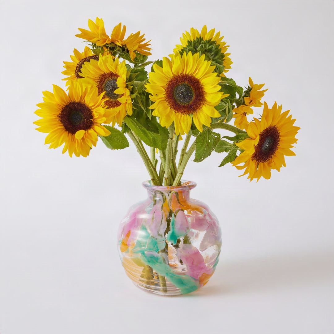 Kip & Co Swirl Sorbet Round Vase
