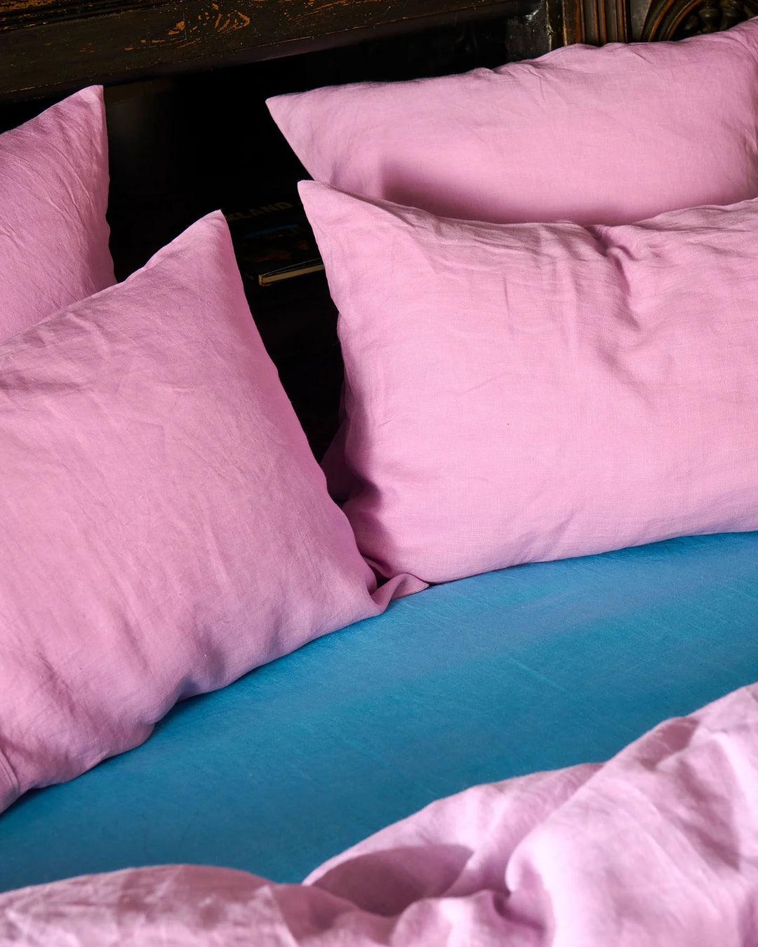 Kip & Co Lavender Linen Pillowcases