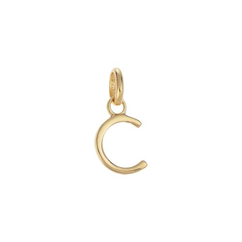 Kirstin Ash Initial Outline A-Z 18K Gold Vermeil