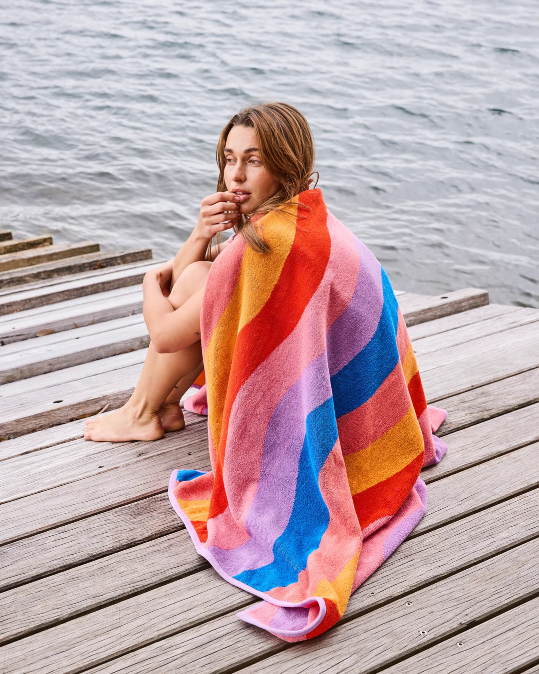 Kip & Co Surfs Up Terry Beach Towel