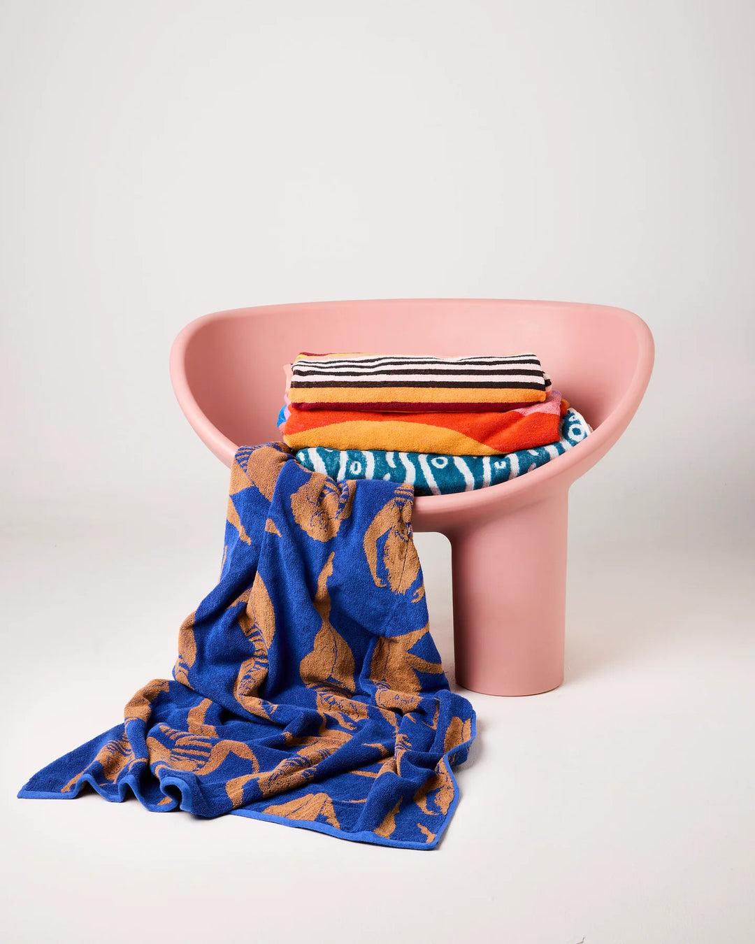 Kip & Co Casablanca Stripe Terry Beach Towel