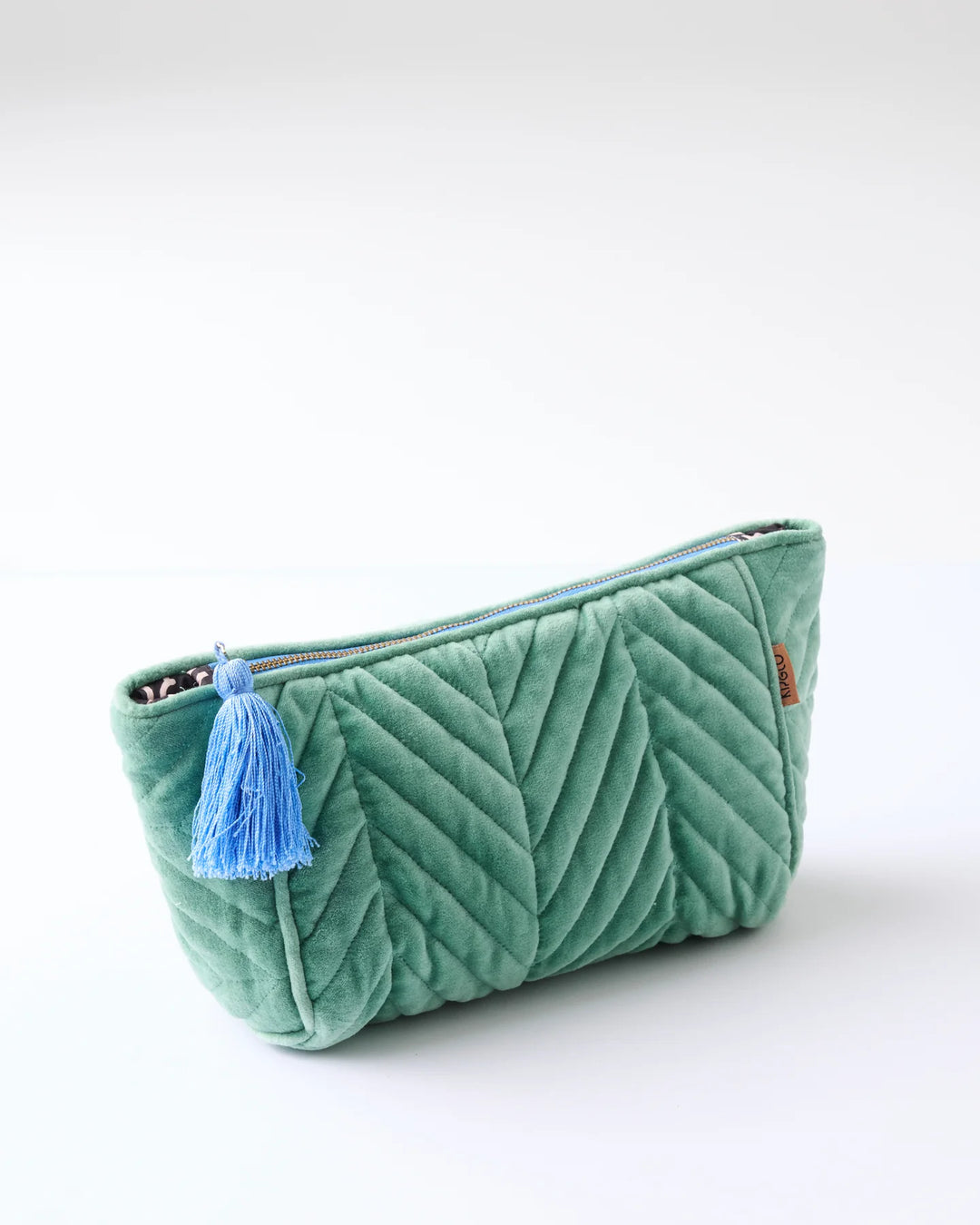 Kip & Co Seabed Velvet Toiletry Bag