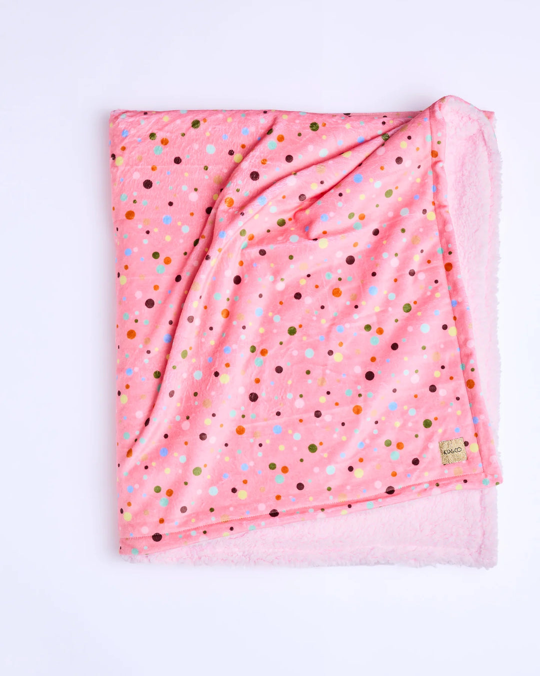 Kip & Co Polkadot Pink Kids Kuddle Blanket