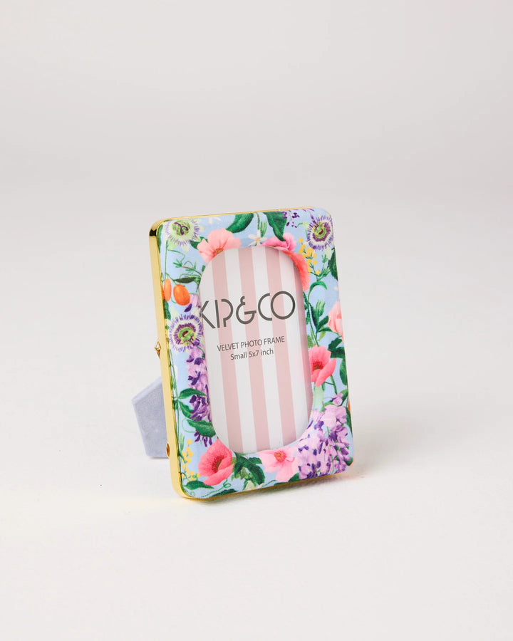 Kip & Co Spring In The Air Oval Velvet Photo Frame