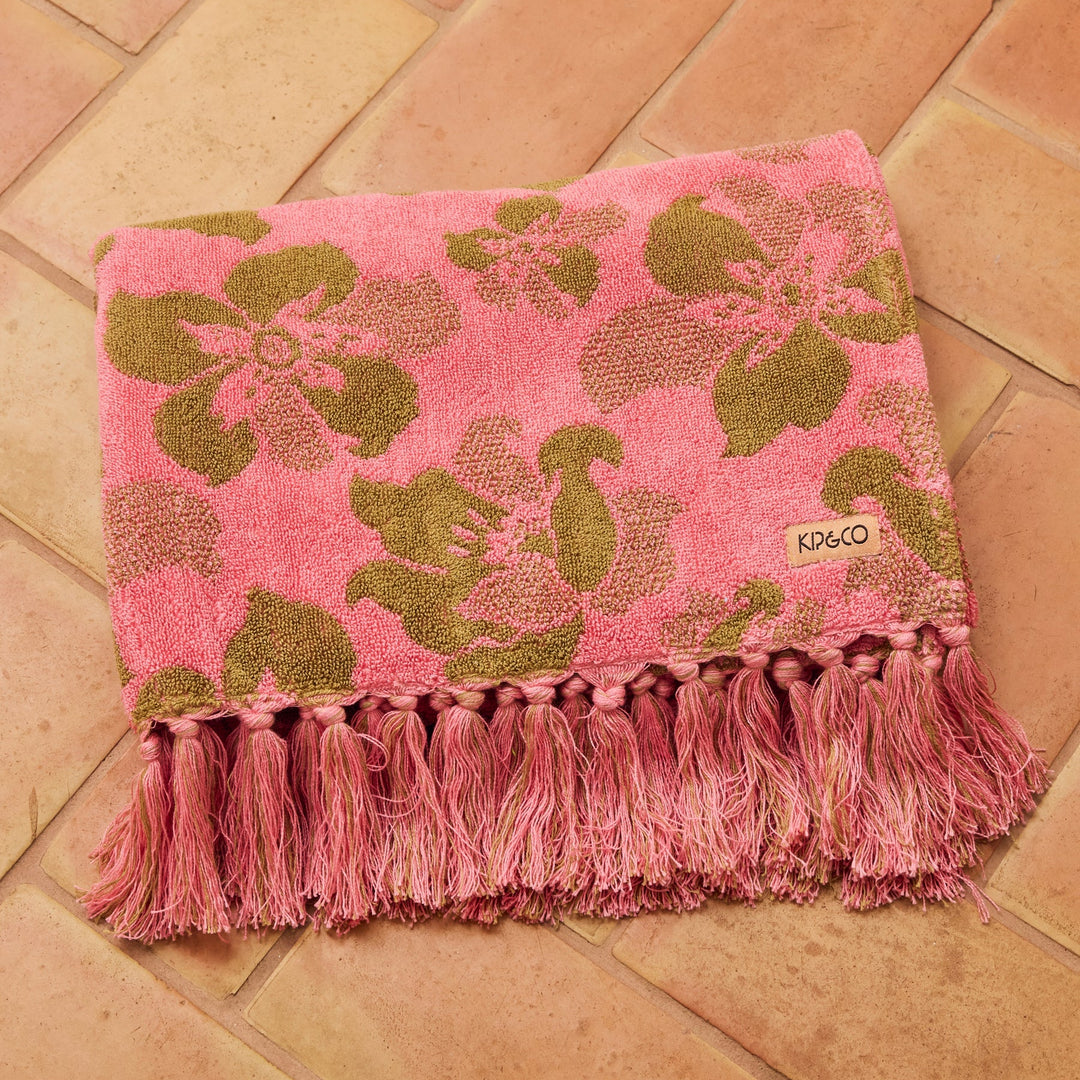 Kip & Co Bloom Terry Bath Sheet