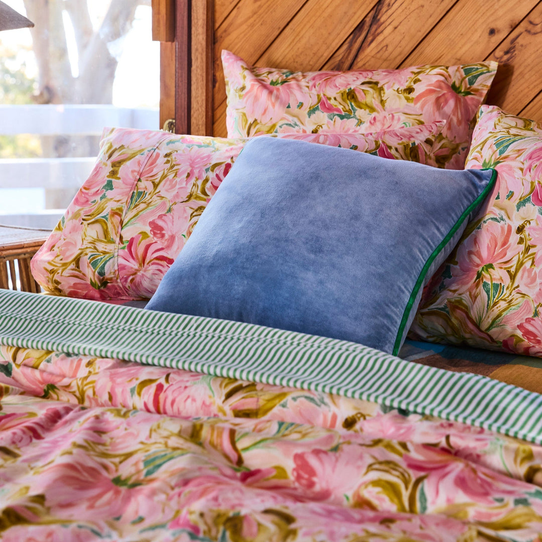 Kip & Co Warm Floral Breeze Organic Cotton Pillowcases