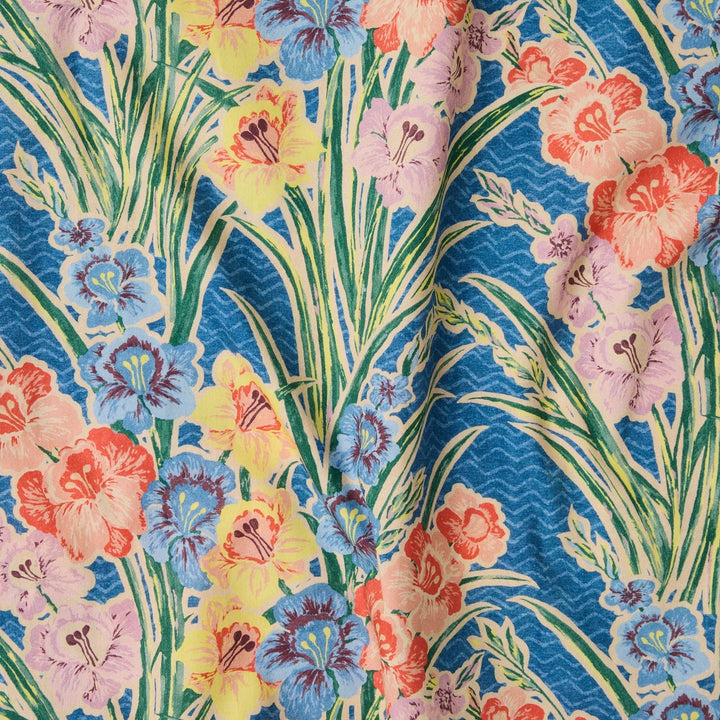 Kip & Co x Anna Spiro Gladiolus Organic Cotton Fitted Sheet