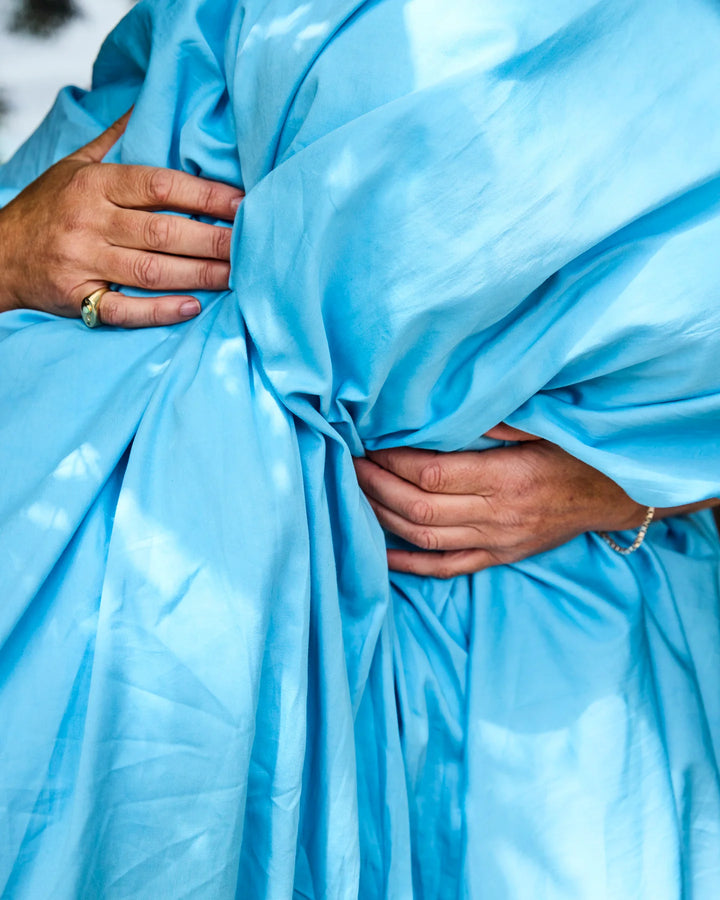 Kip & Co Glow In Blue Bamboo Cotton Quilt Cover
