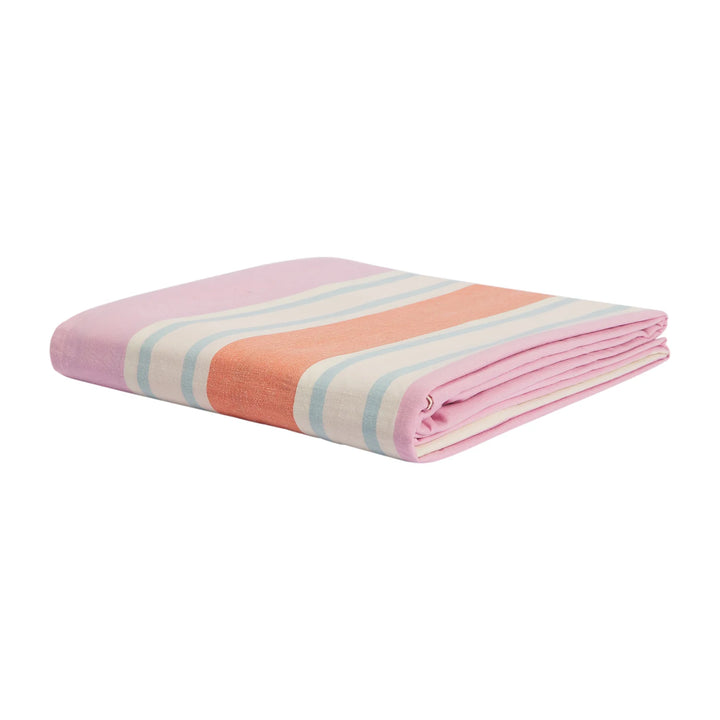 Sage x Clare Tishy Cotton Fitted Sheet - Dahlia