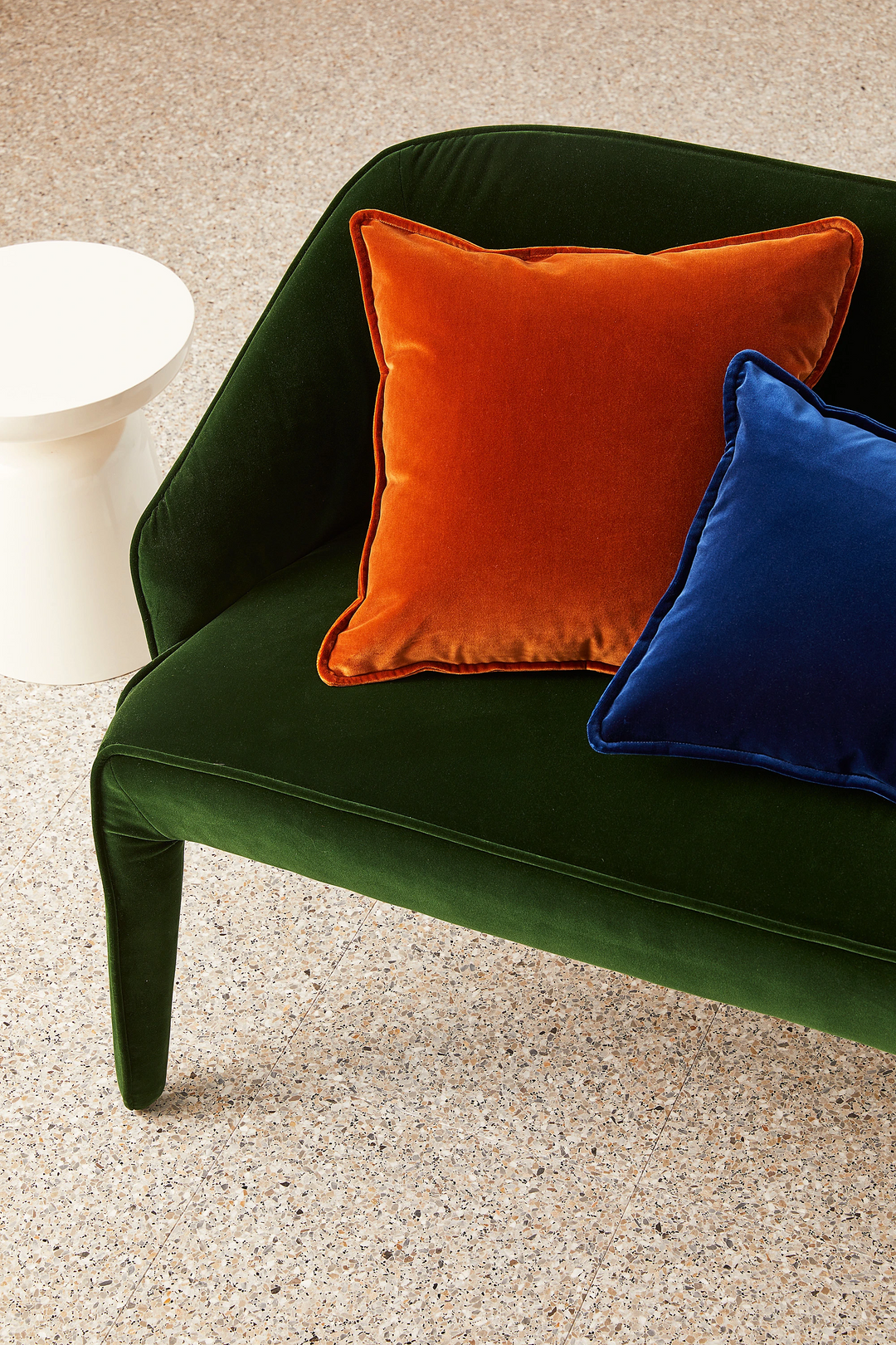 Hommey Velvet Cushion - Toffee