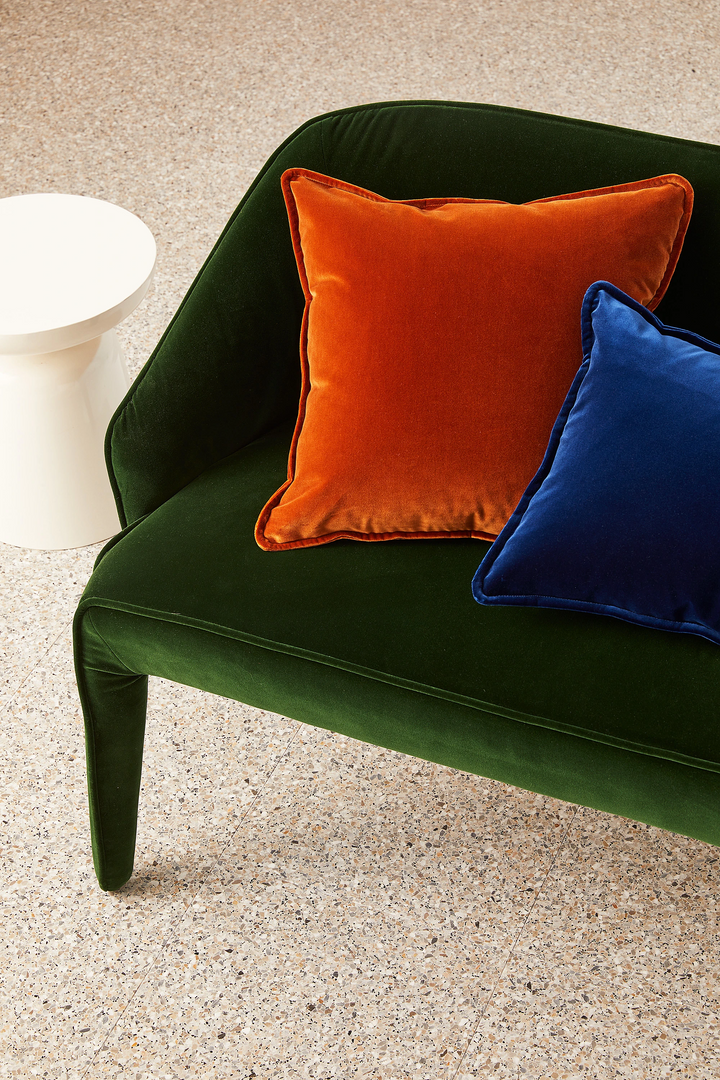 Hommey Velvet Cushion - Toffee
