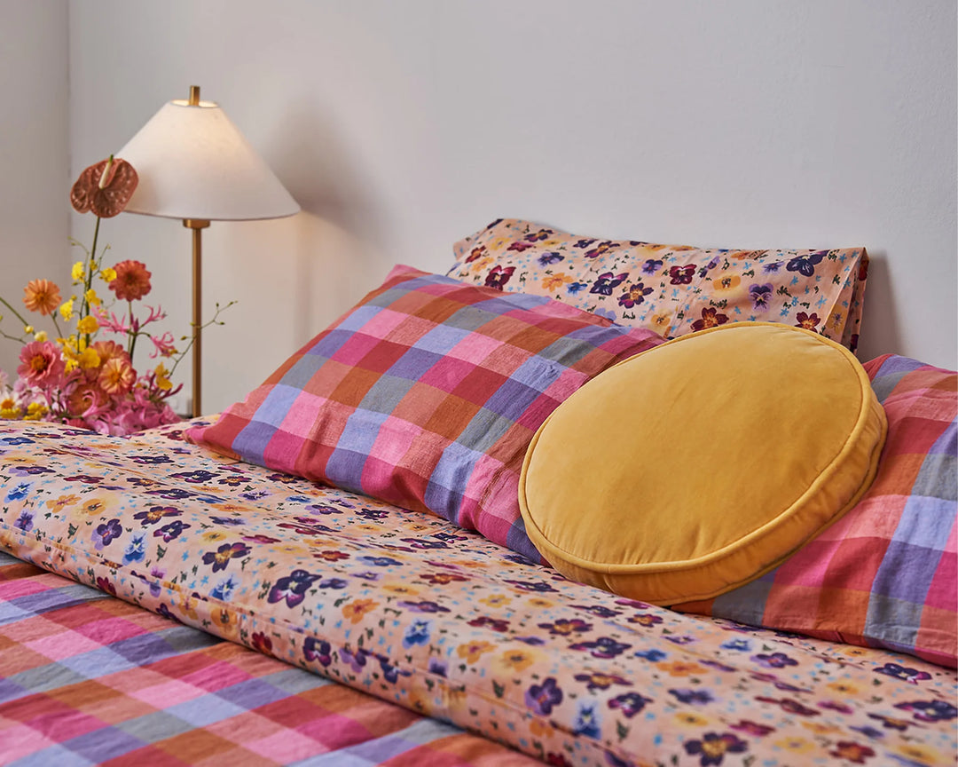 Kip & Co Tutti Frutti Linen Quilt Cover