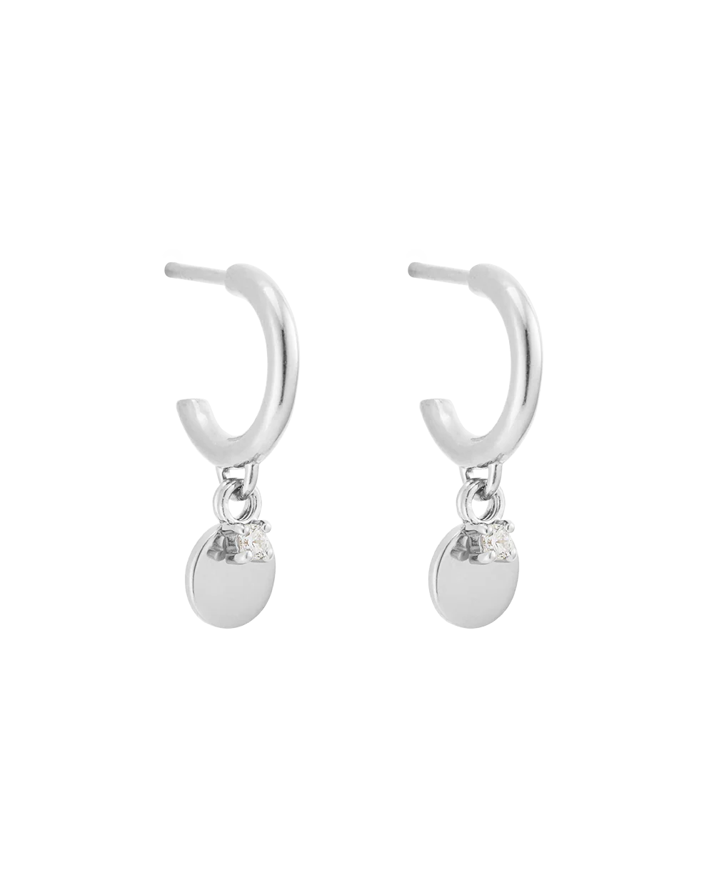 Kirstin Ash Honour Hoops Sterling Silver - Earrings