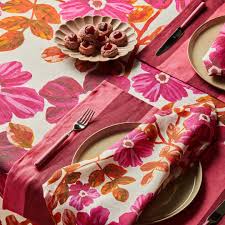Bonnie & Neil Rosetta Pink Napkins