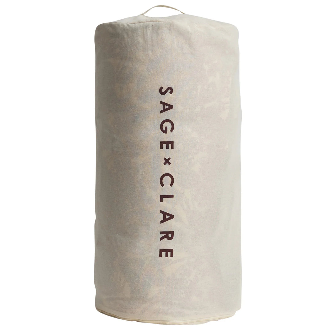 Sage x Clare Clarice Patchwork Bedcover - Azure