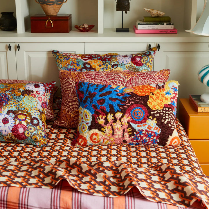 Sage x Clare Coralie Punch Needle Cushion