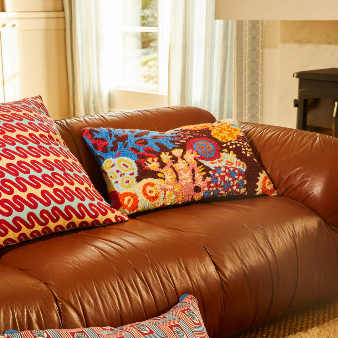 Sage x Clare Coralie Punch Needle Cushion