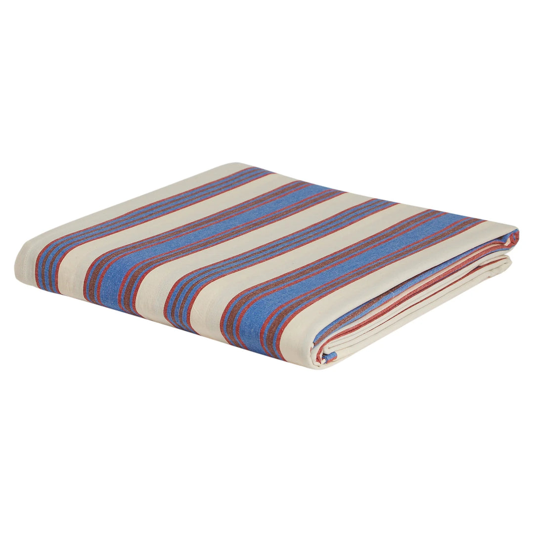 Sage x Clare Selene Cotton Fitted Sheet - Azure