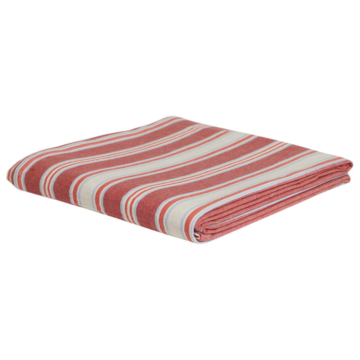 Sage x Clare Selene Cotton Fitted Sheet - Crimson