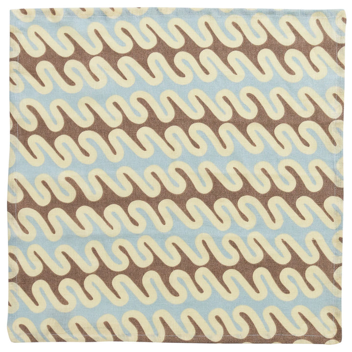 Sage x Clare Lucia Napkin Set - Cerulean
