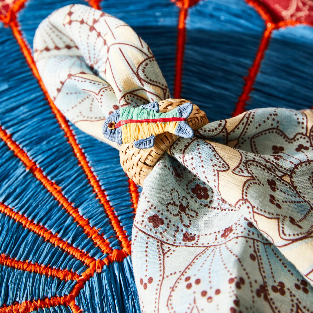 Sage x Clare Lucia Napkin Set - Cerulean