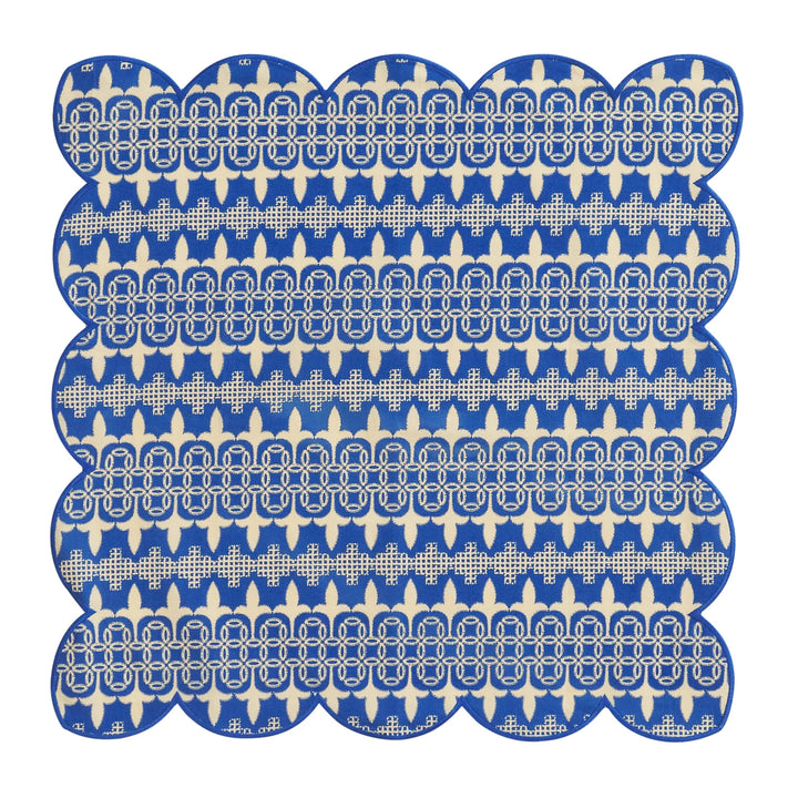 Sage x Clare Elena Napkin Set - Cerulean